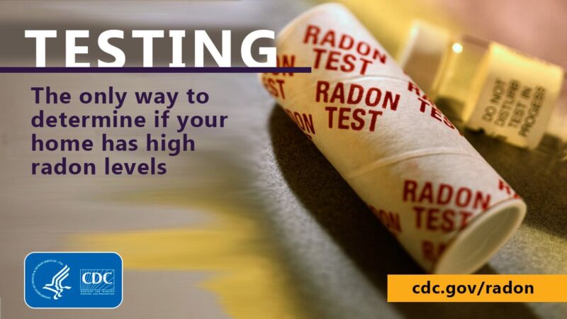 Image for the Tweet beginning: RADON AWARENESS MONTH | January