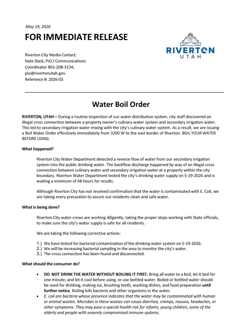 Image for the Tweet beginning: We are issuing a Water