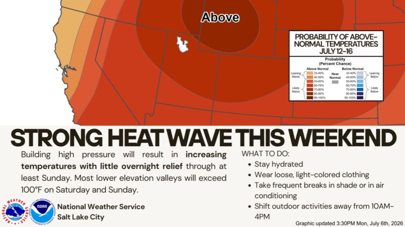 Image for the Tweet beginning: Temperatures will rise this weekend